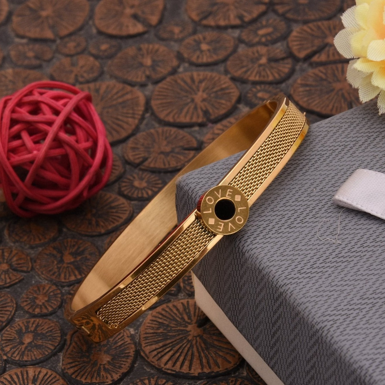 Roman Style Rose Gold Bracelet