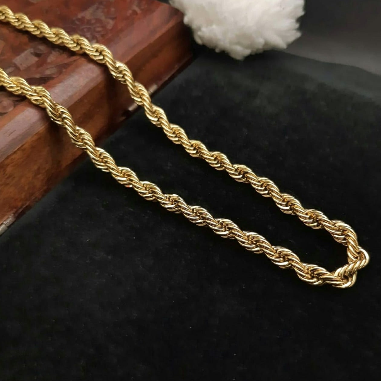 GOLD ROPE MEN CHAIN