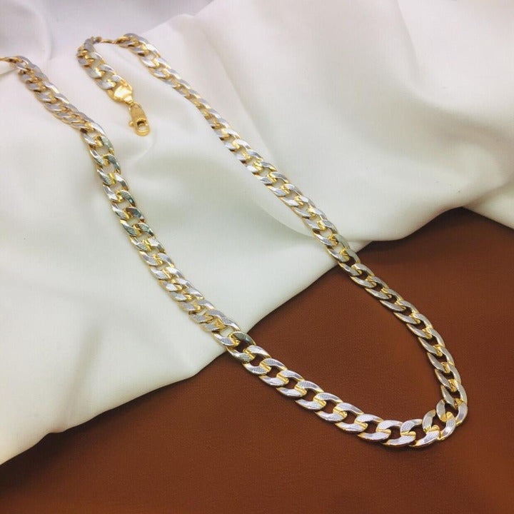 BLISS SILVER AND GOLD MEN CHAIN