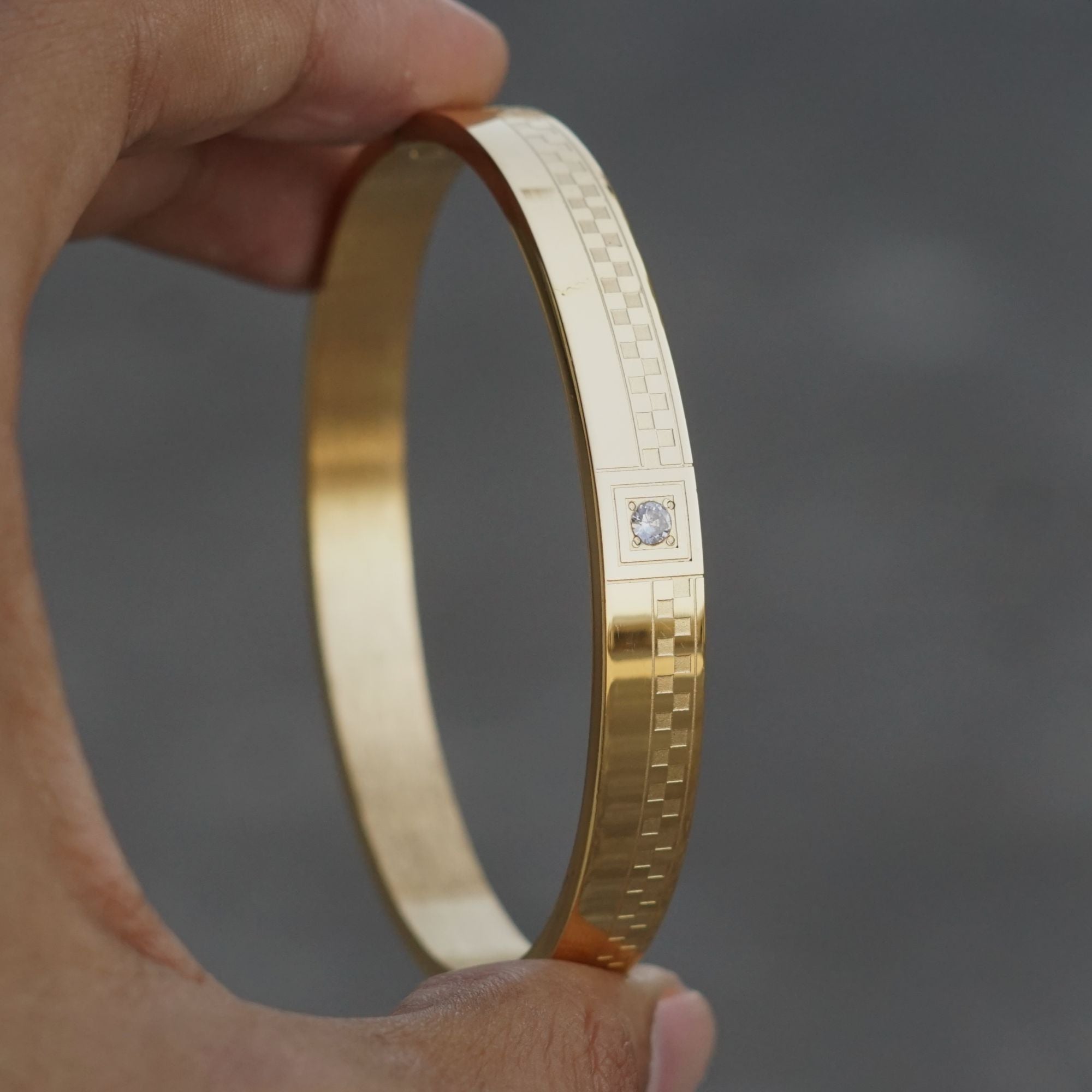 Muller Gold Luxuries Kada Bracelet