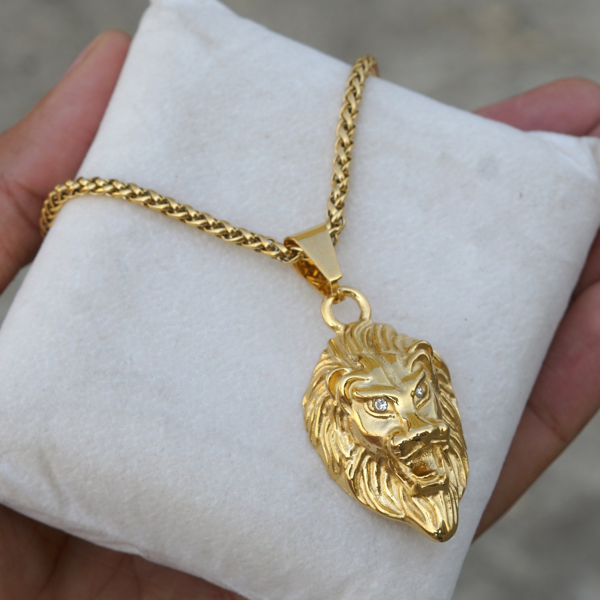 Gold Prizm© Pendant Necklace | Mens Pendant Necklace | Trending Mens &  Womens Jewellery | Alfred & Co. London
