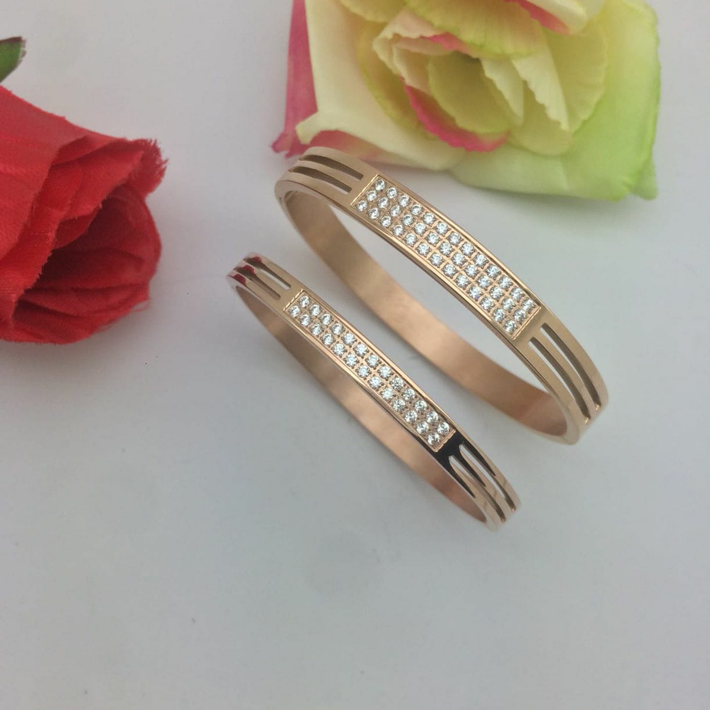 Queen Rose Gold Diamond Bracelet